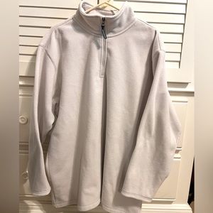 Beige Fleece Colorado Zip Front Pullover Jacket